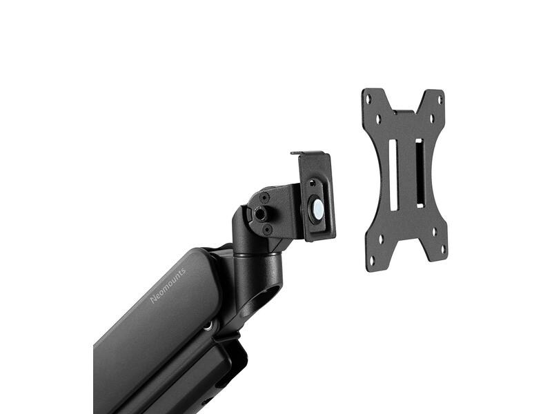 NEOMOUNTS Tischhalterung DS70-450BL1 bis 15 kg – Schwarz Vollbewegliche Monitorhalterung für einen Flachbildschirm bis zu 42