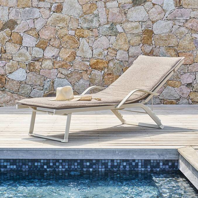 Coussin pour transat SOLFIA Café