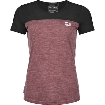 Ortovox 150 Cool Logo T-Shirt Black Raven Damen