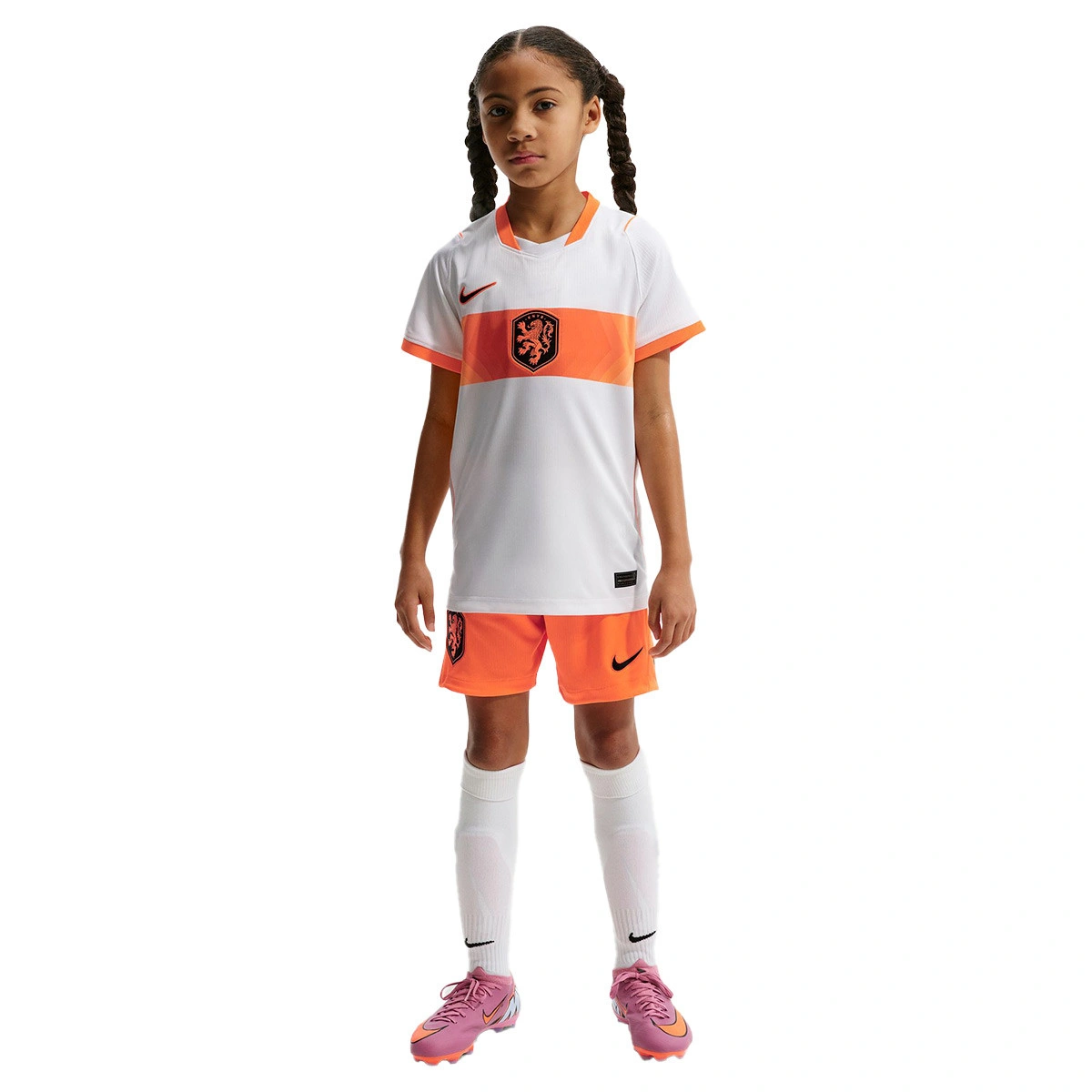 Camisola Nike Países Baixos Segundo equipamento Mundial 2026 Criança