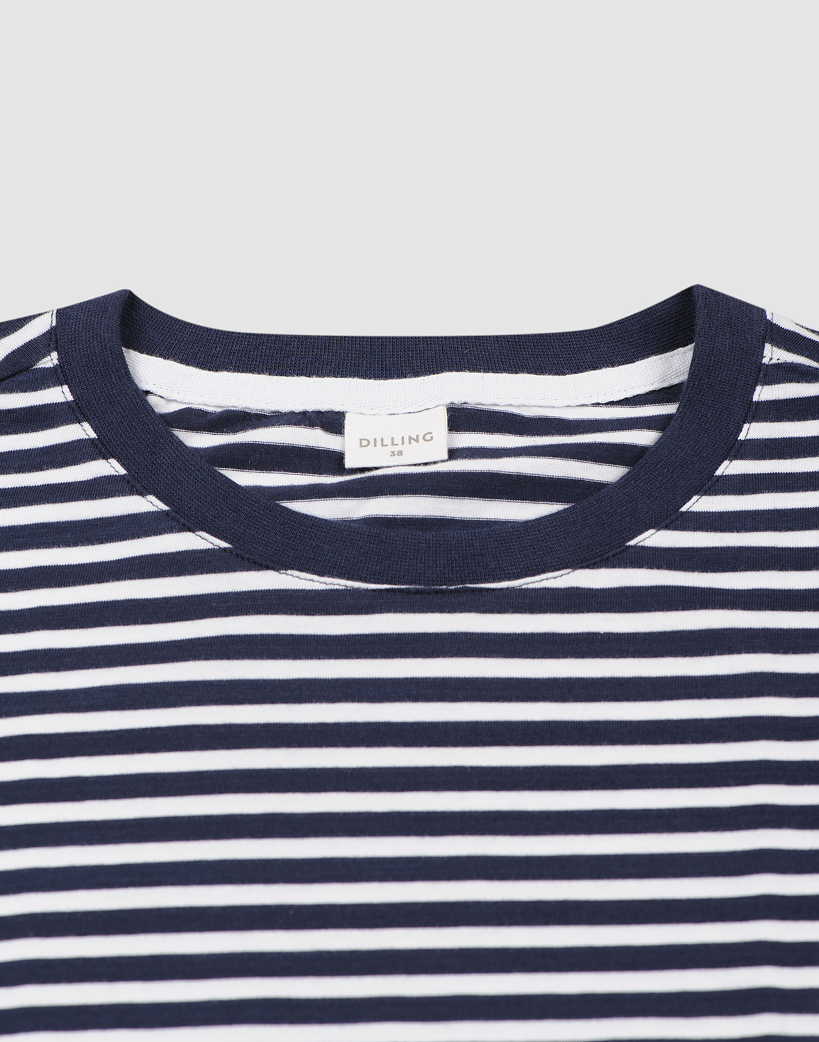 Shirt van katoen voor dames in Wit/navy