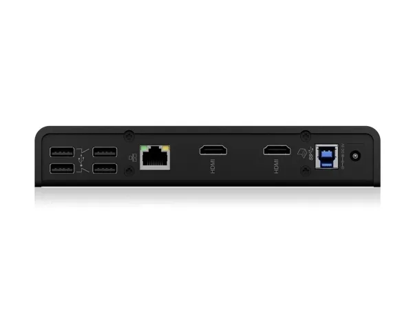 ICY BOX IB-DK2251AC - Dockingstation - USB-C / USB 3.0 - 2 x HDMI - 1GbE