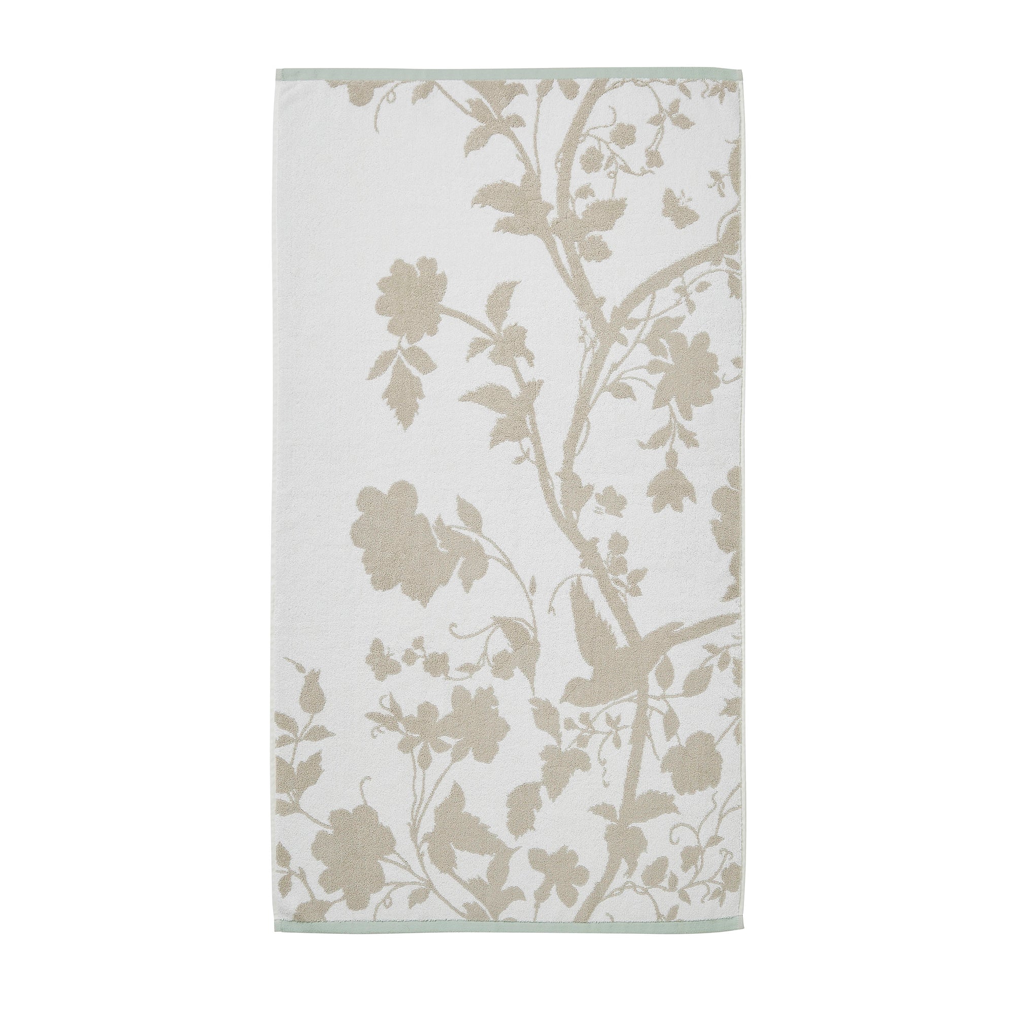 Laura Ashley Oriental Garden Badlaken - Bloemen - 70x125cm - Beige