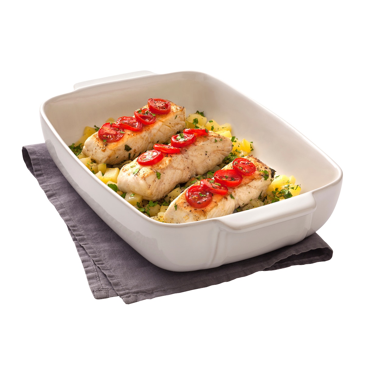 Pyrex Dish rectangular 25 x 19 cm White