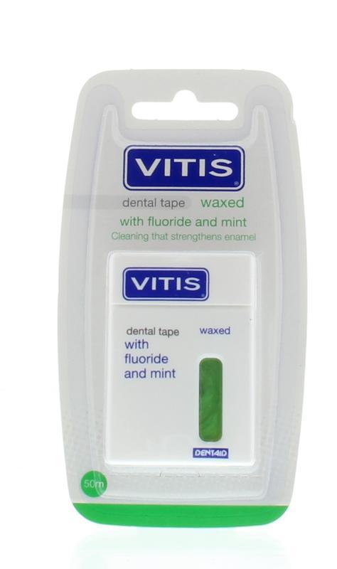 Vitis Tape waxed fluor mint groen 50mtr
