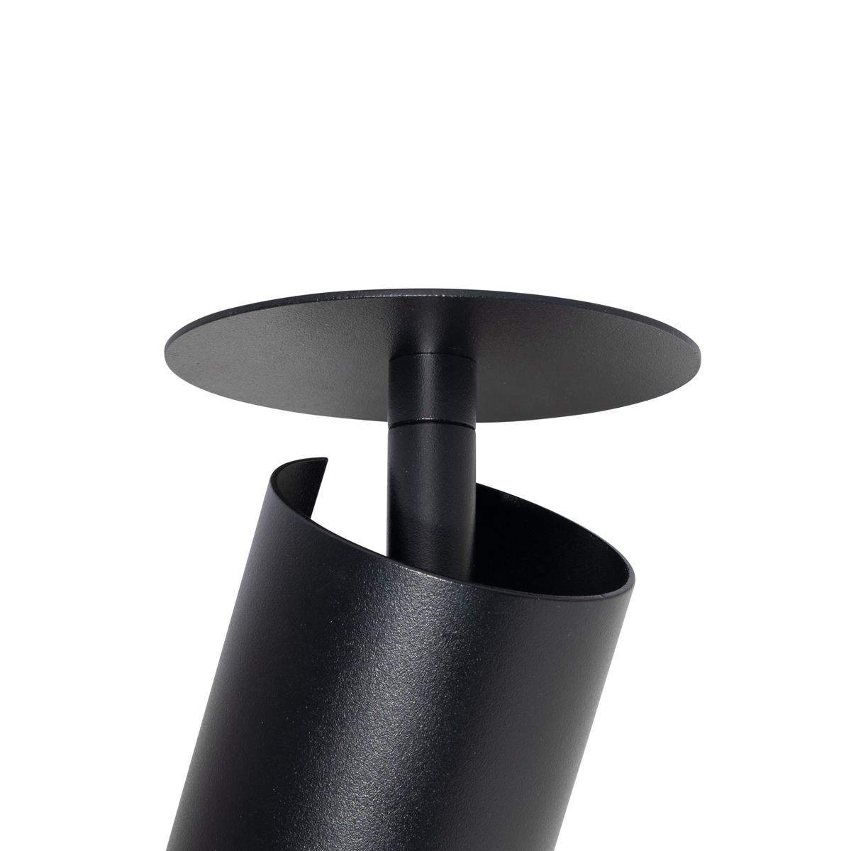 Moderne inbouwspot zwart GU10 50mm - Chels