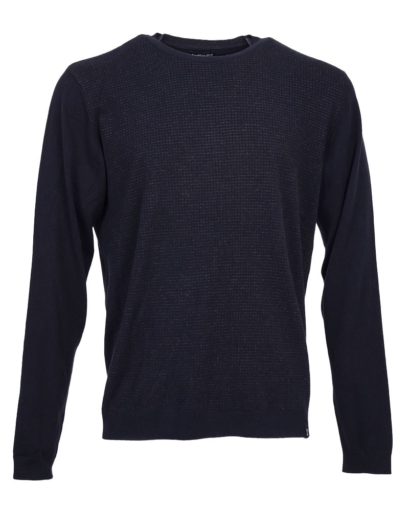 RECYCLED ART WORLD SWEATER JUDE NOIR