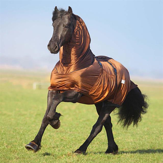 Eczeemdeken QHP Fries Full Neck Bruin