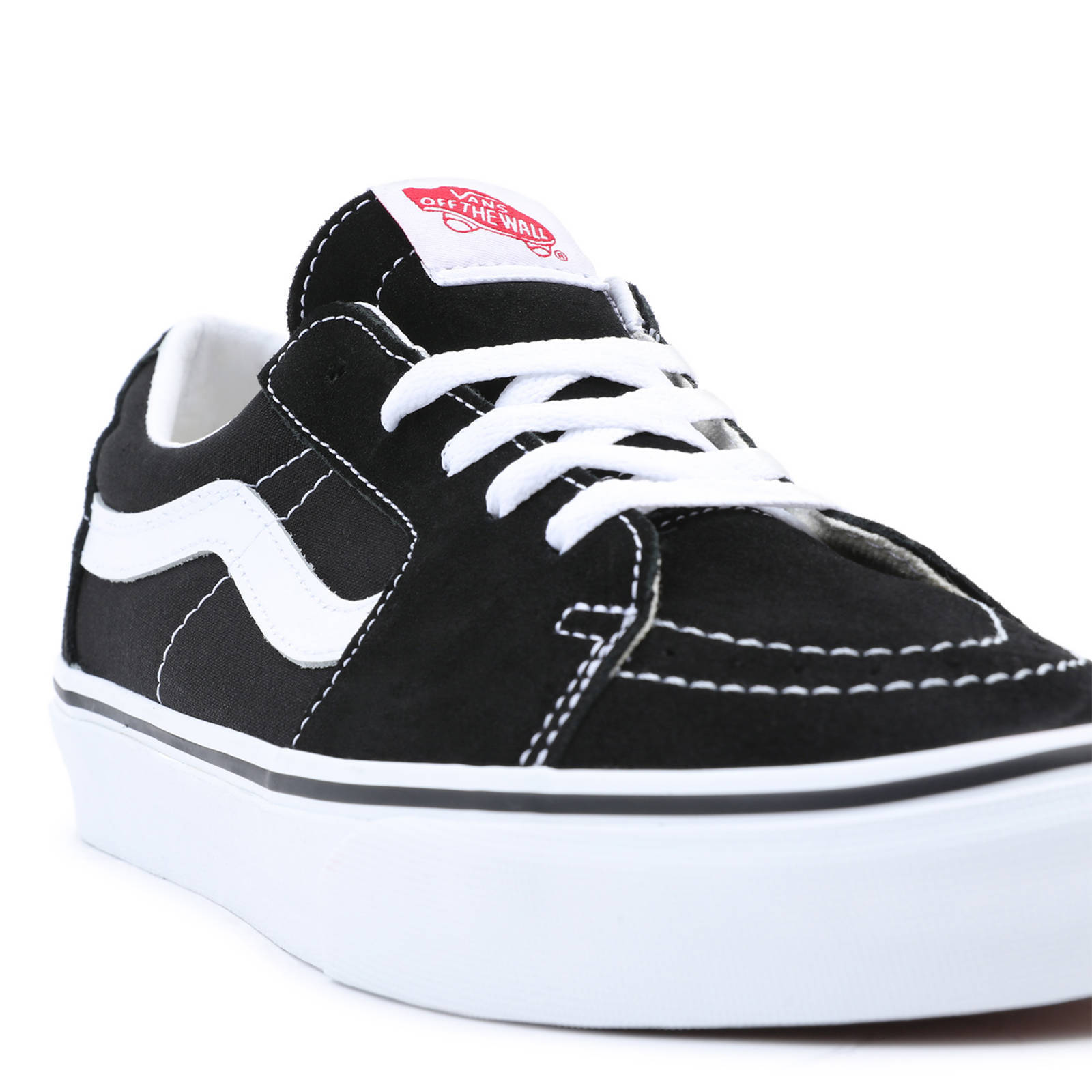 VANS SK8 Low suède sneakers zwart/wit