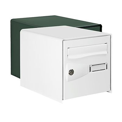 Boîte aux lettres 2 portes Diall Blanc