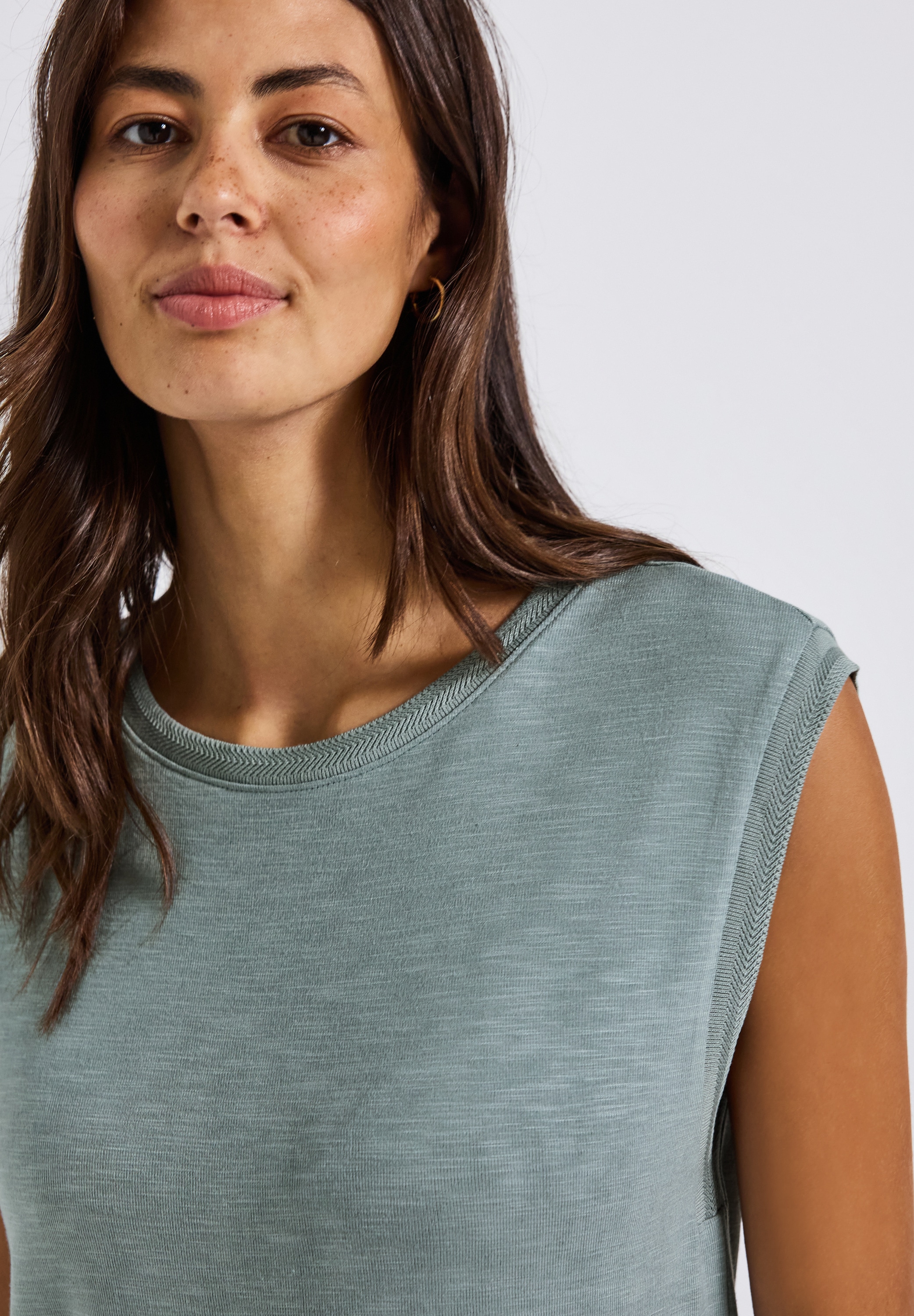 STREET ONE Shirttop , mit Dekotapes