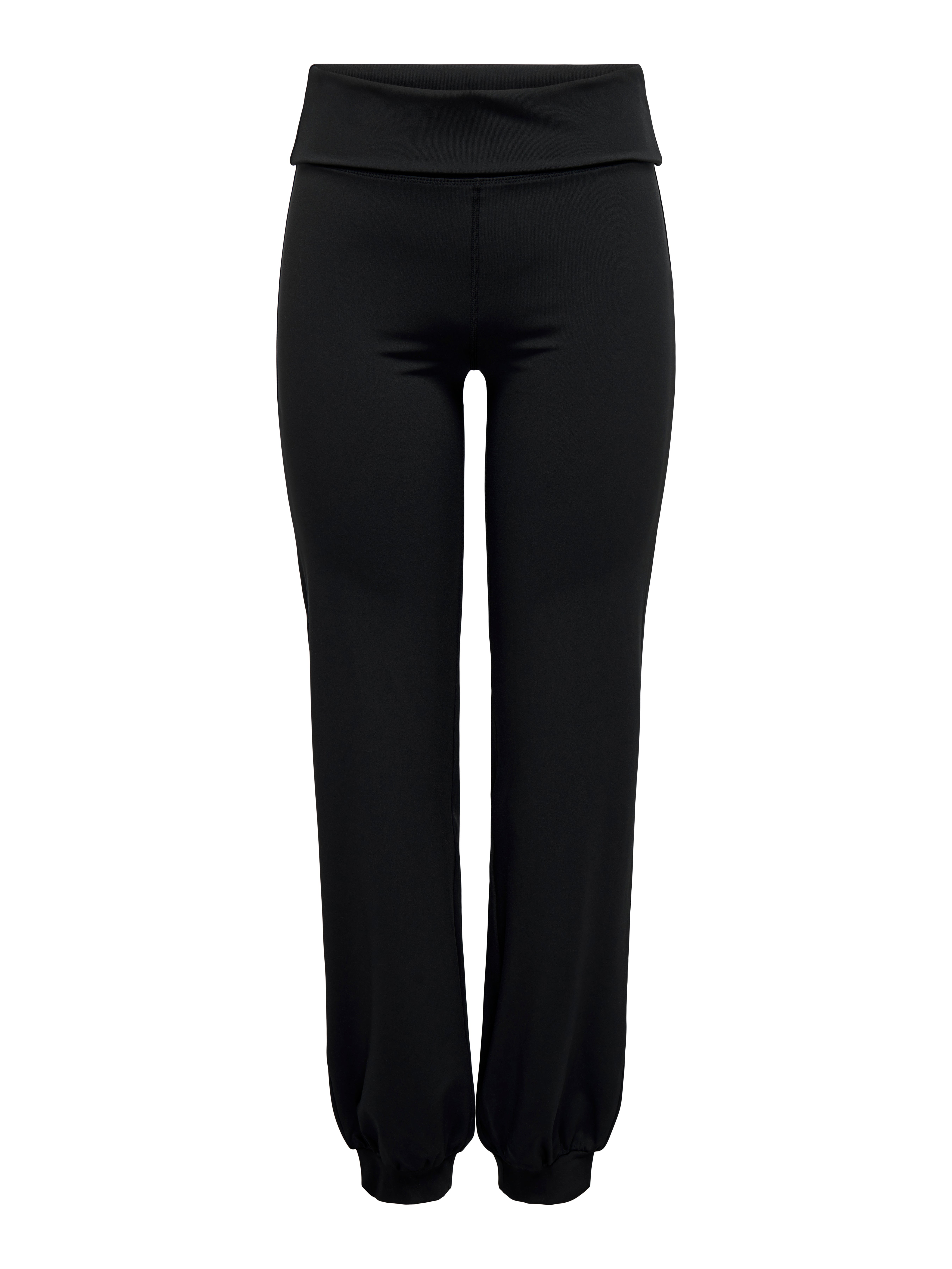 ONPFOLD-2 Hohe Taille Gerade geschnitten Hose Black