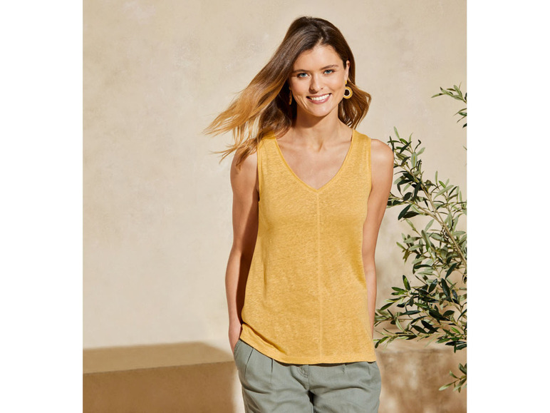 Linnen dames top
