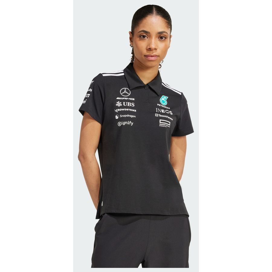 Adidas Polo noir Mercedes - AMG Petronas Formula One Team