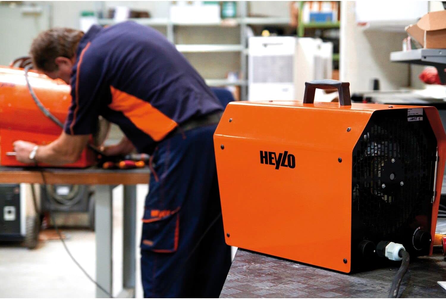 HEYLO Elektroheizer DE9XL Wärmeleistung 4,5-9 kW