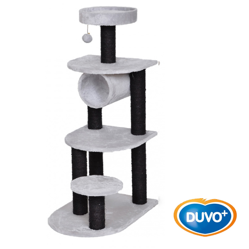 Raspador DUVO ADRIEN (cinza e preto, 40 x 56 x 101 cm)