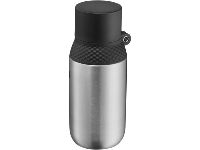 WMF Thermosflasche Iso2Go 350 ml, Silber Isolierflasche aus Edelstahl