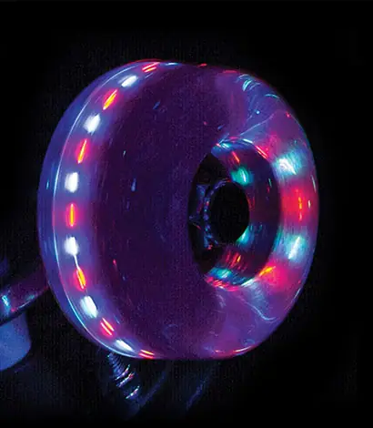 Rio Roller Light Up Rulleskøjte Hjul Side By Side 4-Pak
