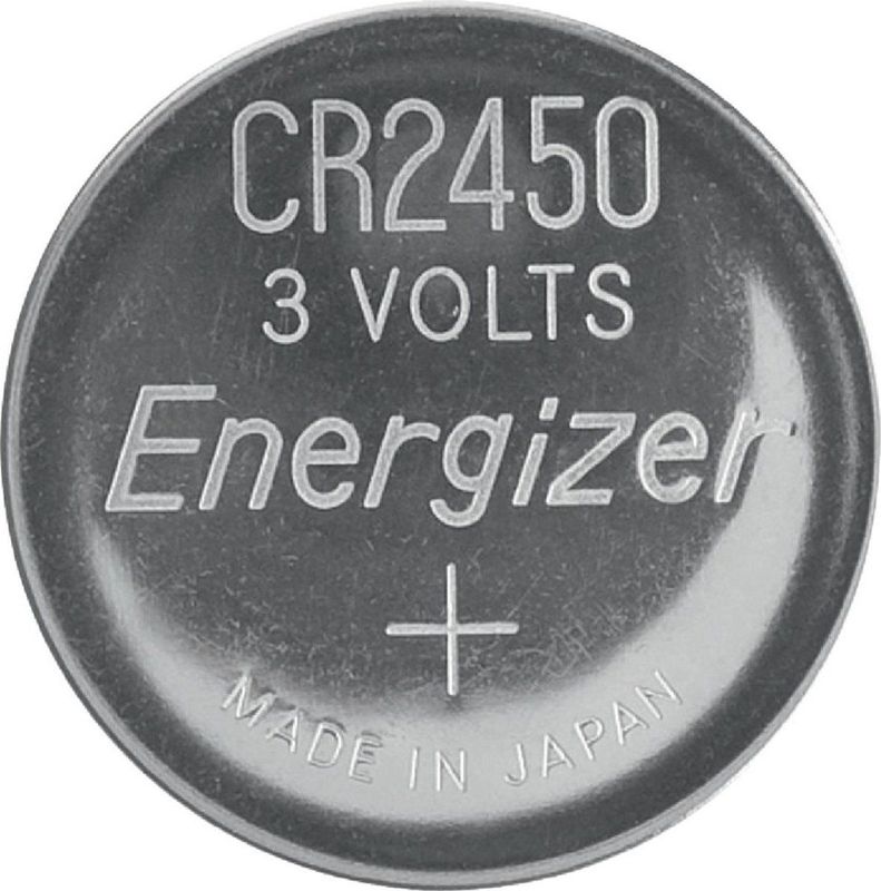 Energizer - CR2450 - Knoopcel Batterij - 24 mm - 3 V - Pak 2 Stuks