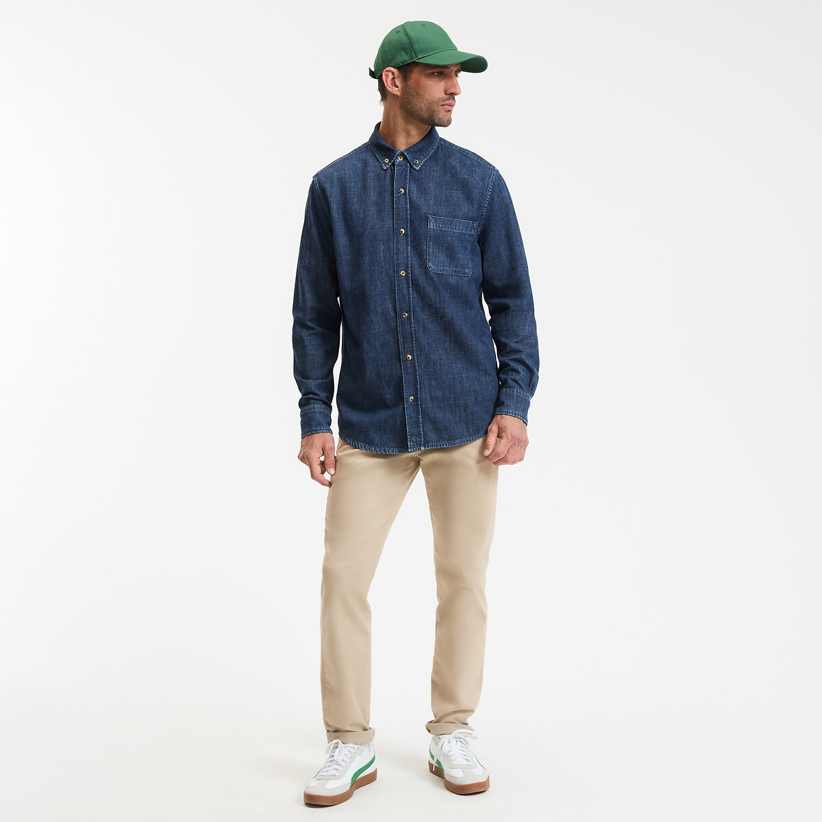 COLEÇÕES LA REDOUTE<br>Camisa jeans normal