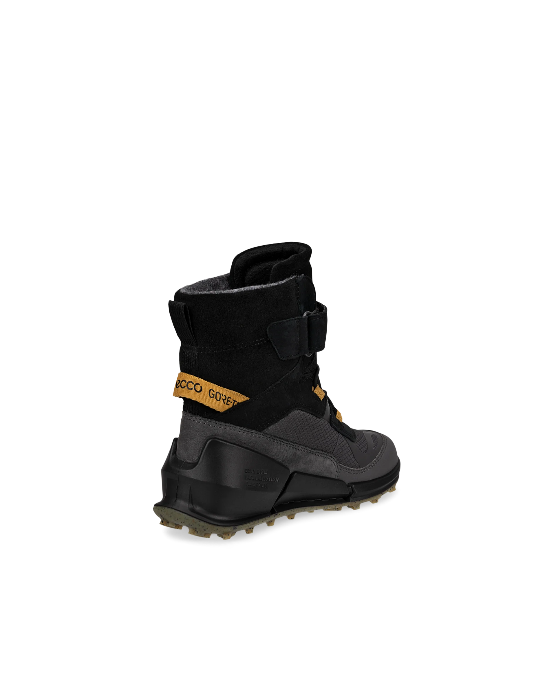 ECCO BIOM K2 Kinder Winterstiefel aus Nubukleder mit Gore-Tex Schwarz