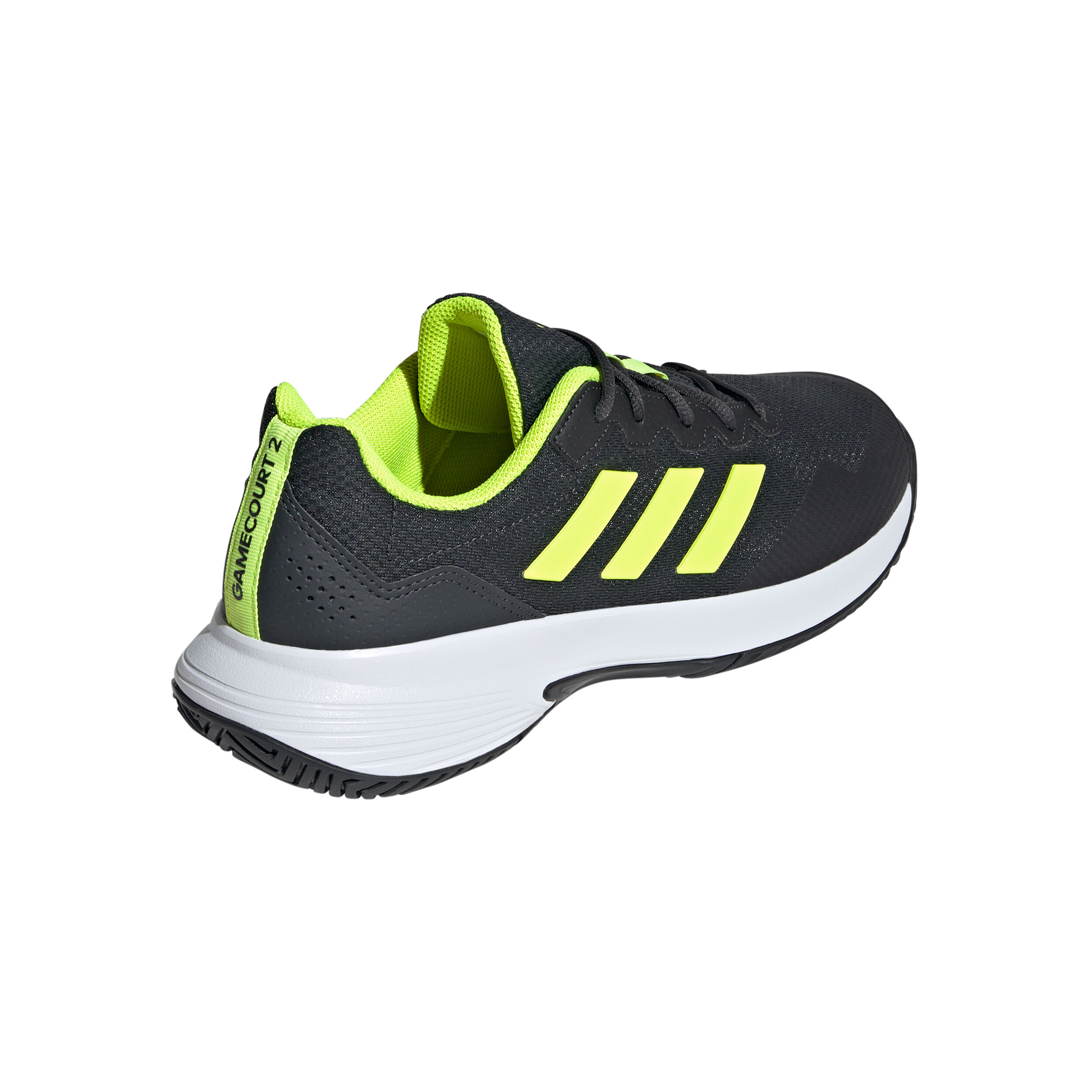 adidas GameCourt 2 Chaussures Toutes Surfaces Hommes - Noir , Jaune Lemon