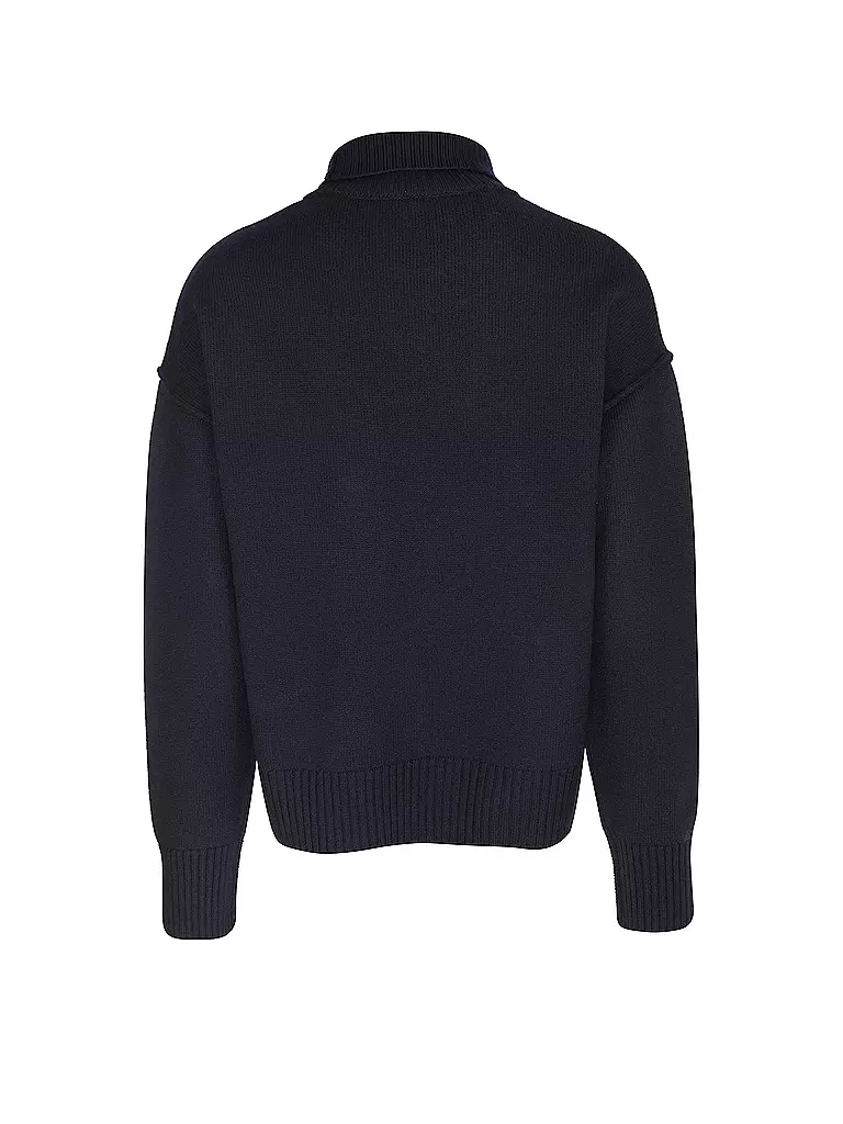 AMI PARIS Rollkragenpullover blau
