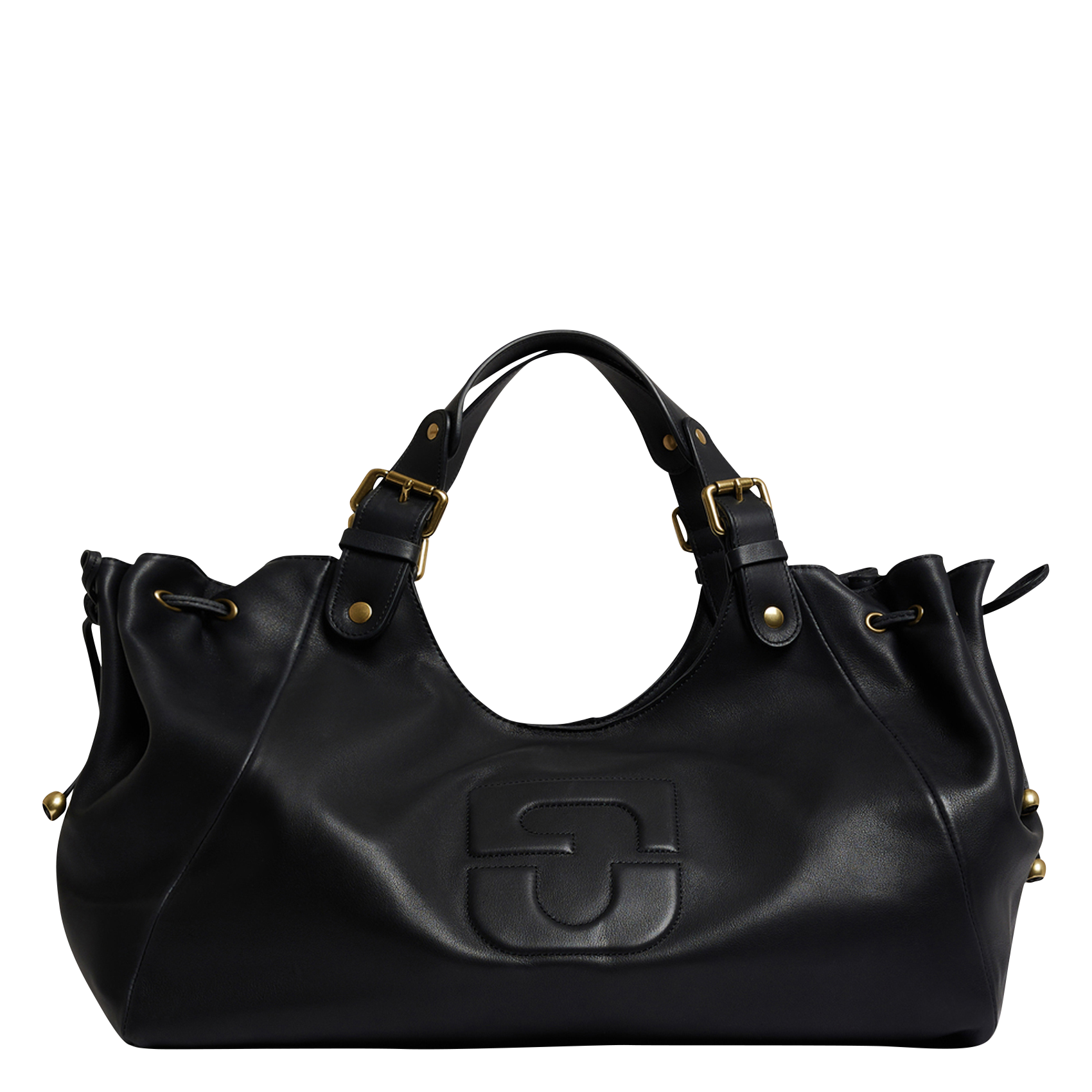 CHIARA GD - Sac à main en cuir | Noir