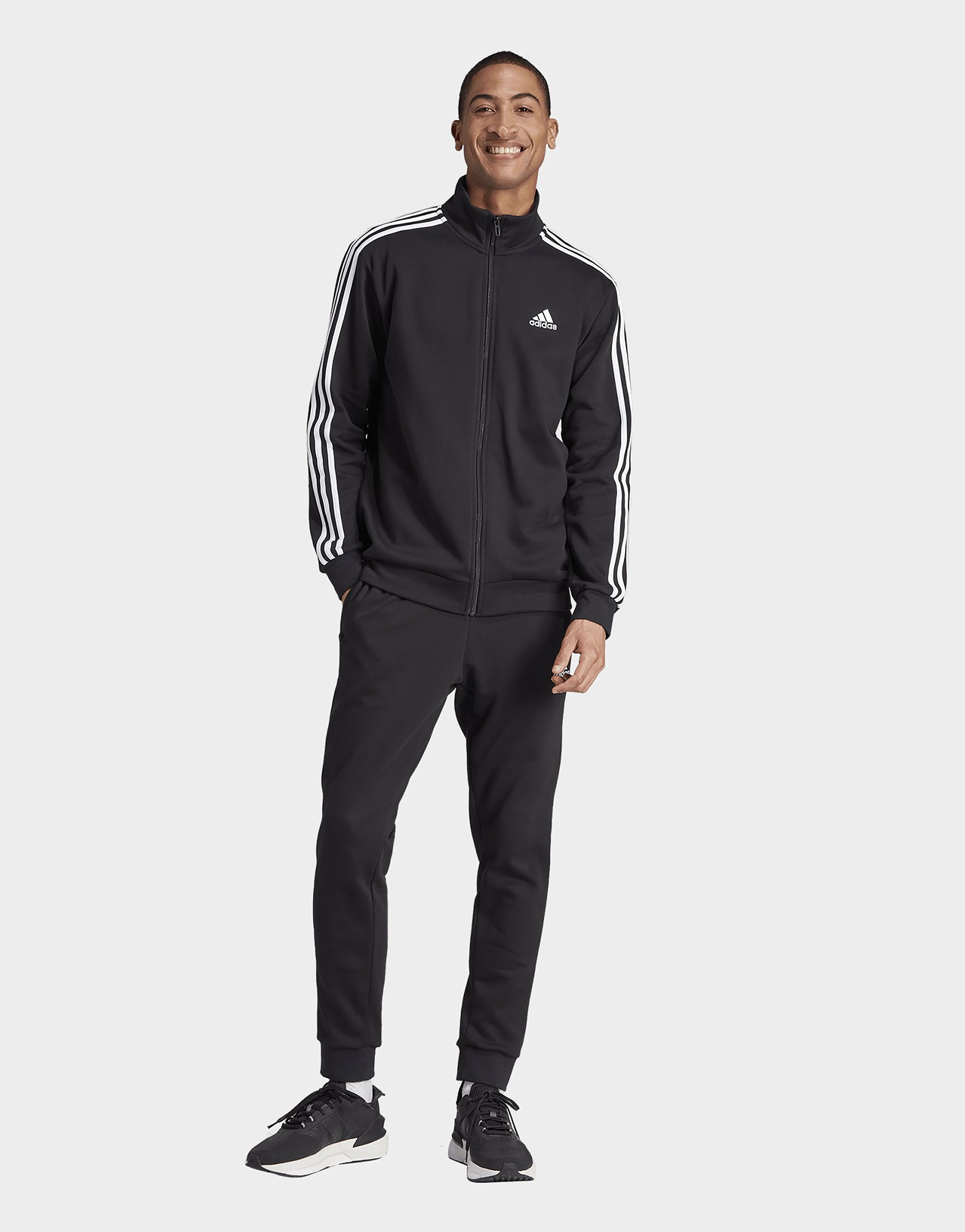 adidas Survêtement à 3 bandes en molleton Basic