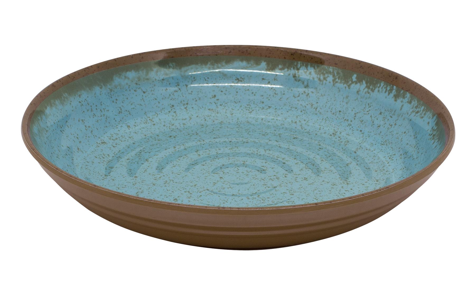 Speiseteller Ocean Blau/BraunGeschirrset