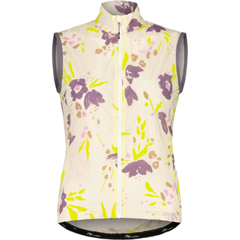Maloja SeisM. Printed Weste Shaded White Brushflower Damen