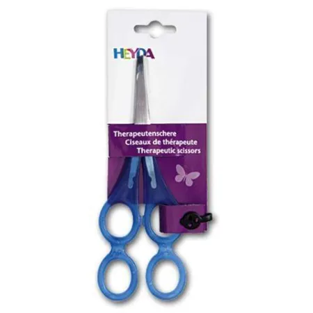 Heyda Lernschere 4-Lochgriff 17 cm, sortiert