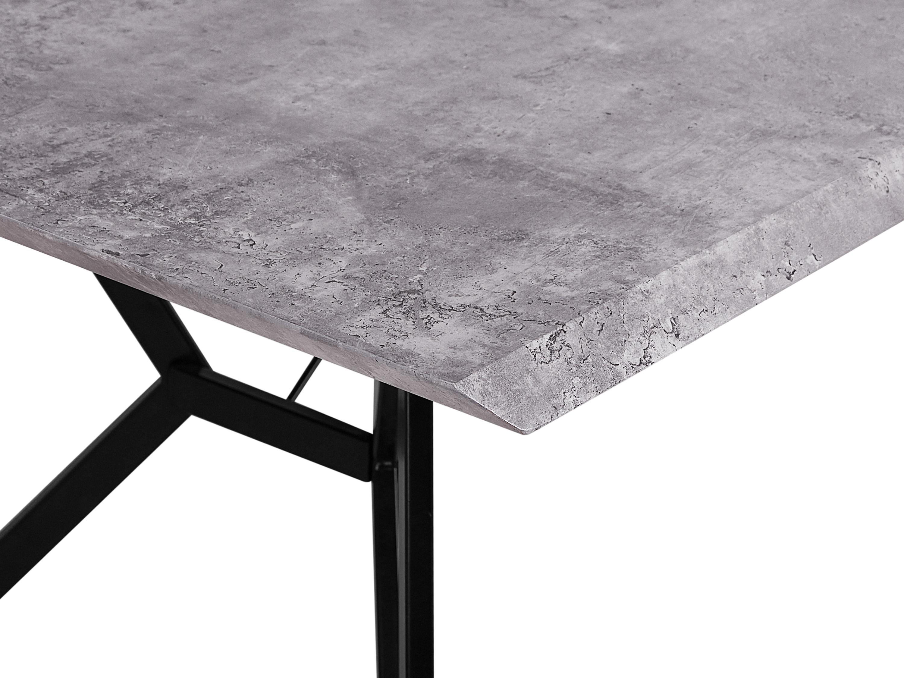 Eettafel BUSCOT Grijs beton-effect 90 cm 160 cm