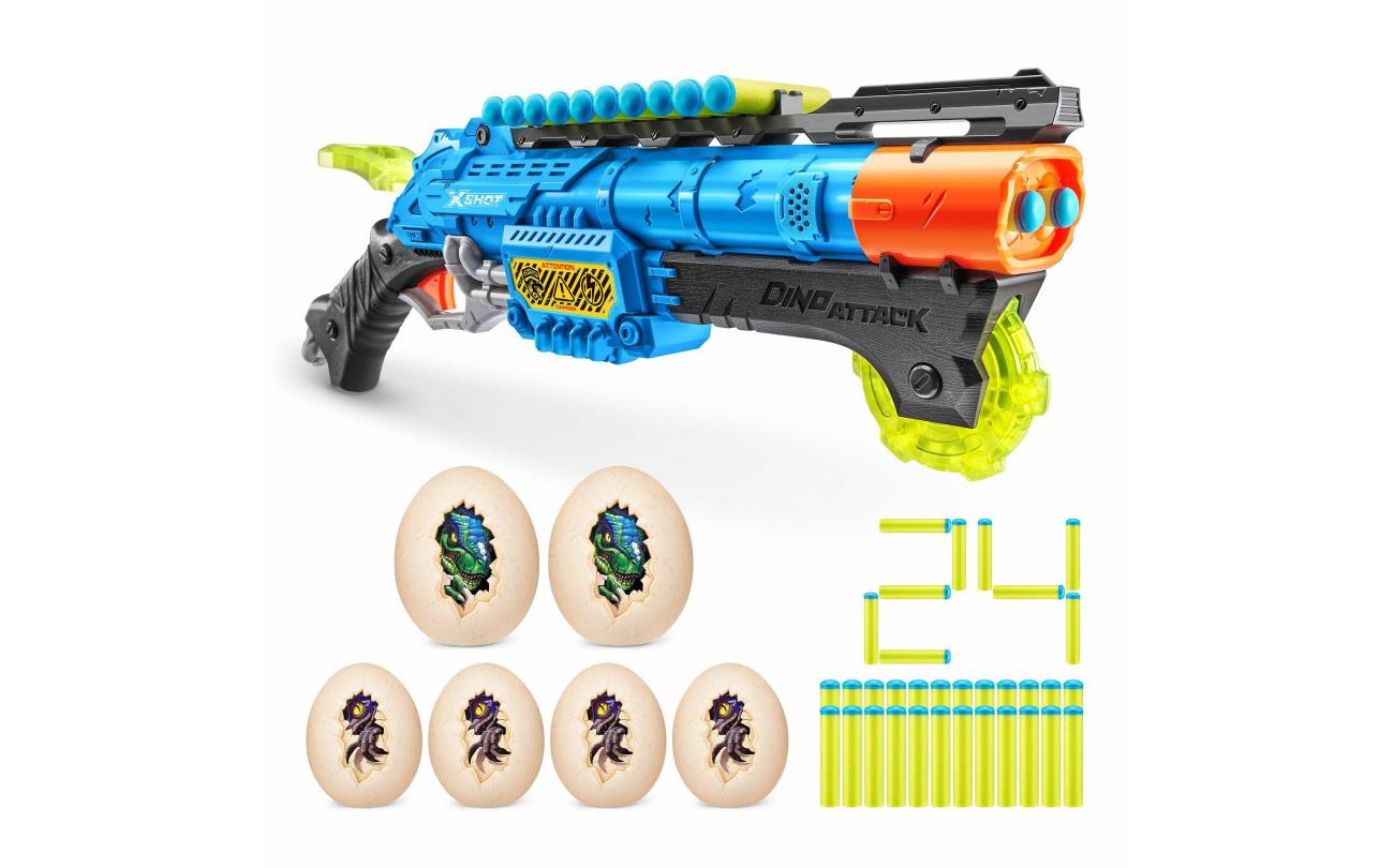 X-shot Dino Attack Claw Hunter met 24 darts