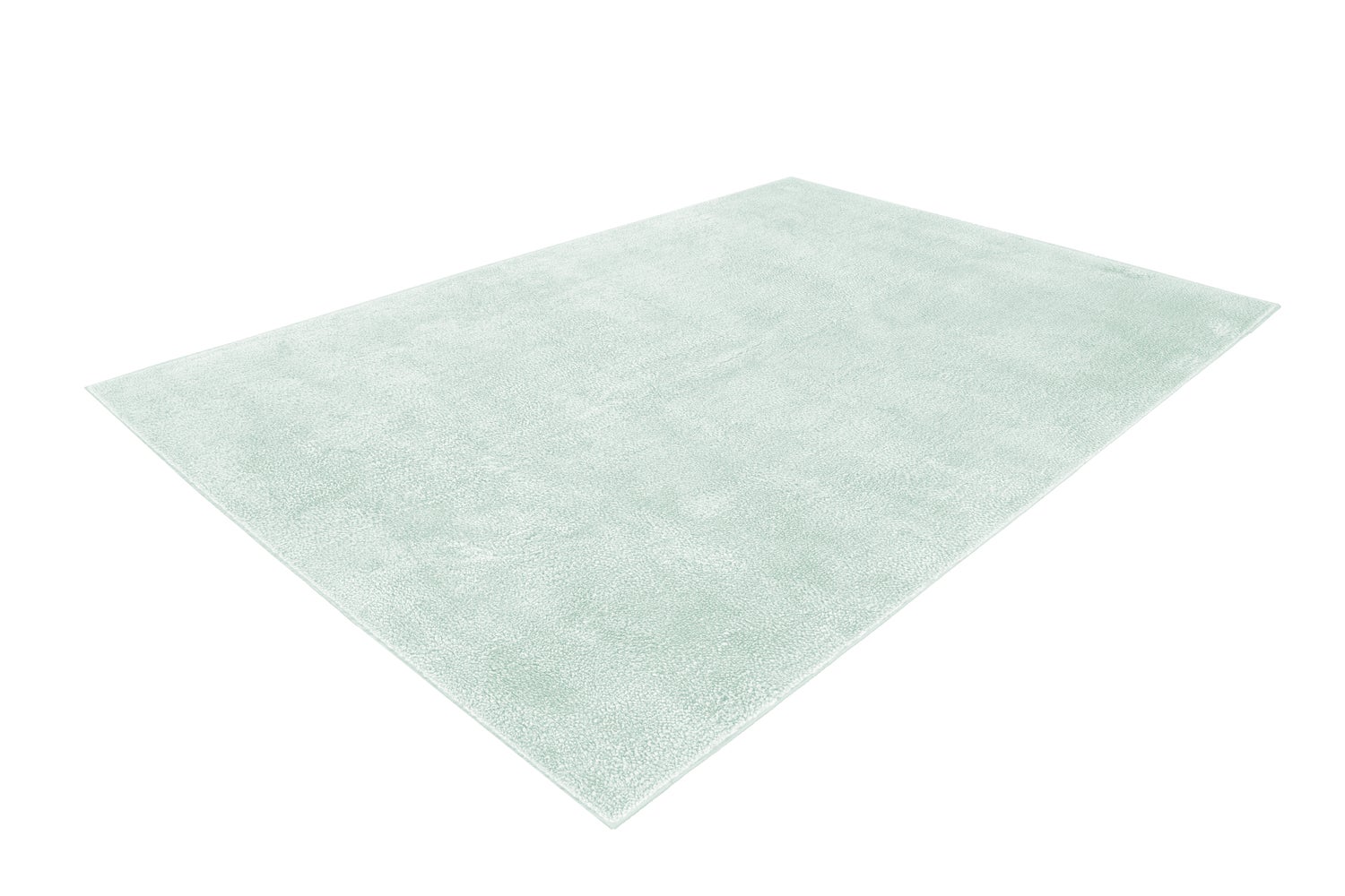 Hoogpolig tapijt Royalty, pastelblauw, 35 mm, effen, handgetuft, 160 x 230 cm