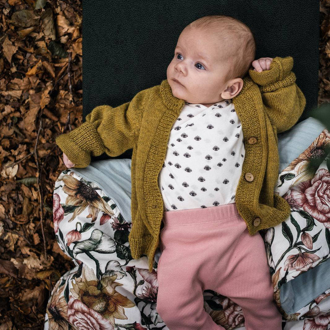 WildWood katoenen baby wieg hoeslaken crib Pine Dots 40x80cm