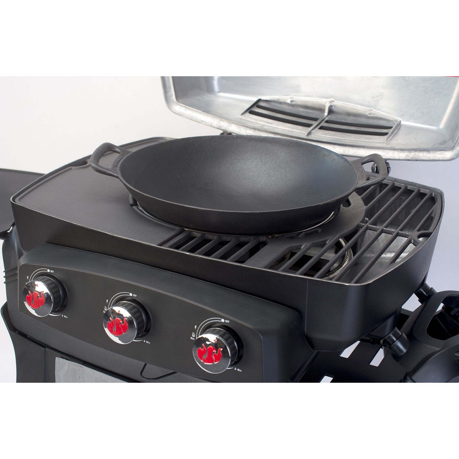 LANDMANN Gasgrill - schwarz - 3 Brenner