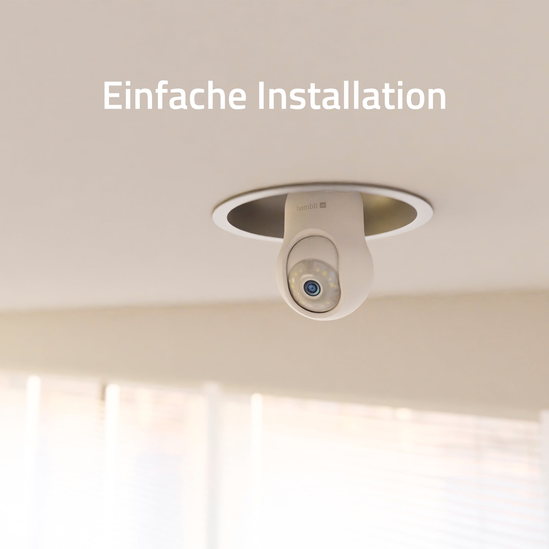 Hombli Überwachungskamera »Bulb Cam 4K« Aussenbereich