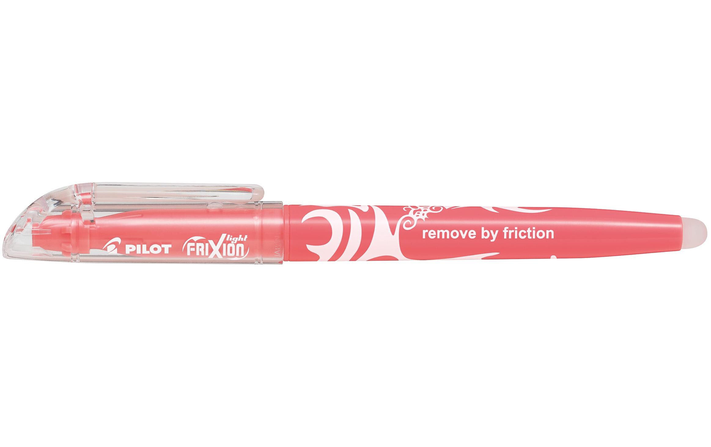 Textmarker FriXion Light natural RotRadierbarer Leuchtstift