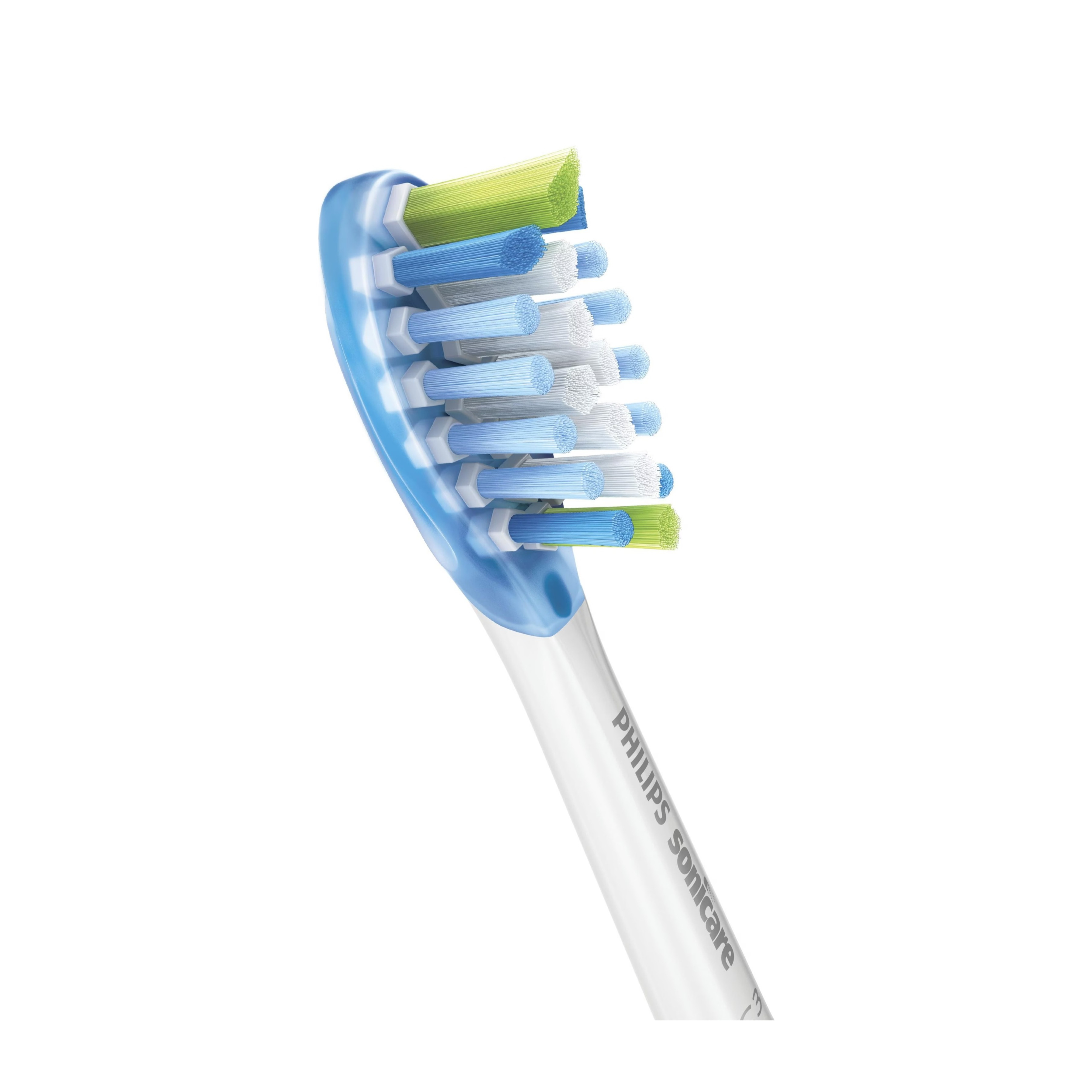 (4er Set) C3 Premium Plaque Defence Ersatz Zahnbürstenkopf für Philips Sonicare Elektrische Zahnbürsten (HX9044/17) - Weiss