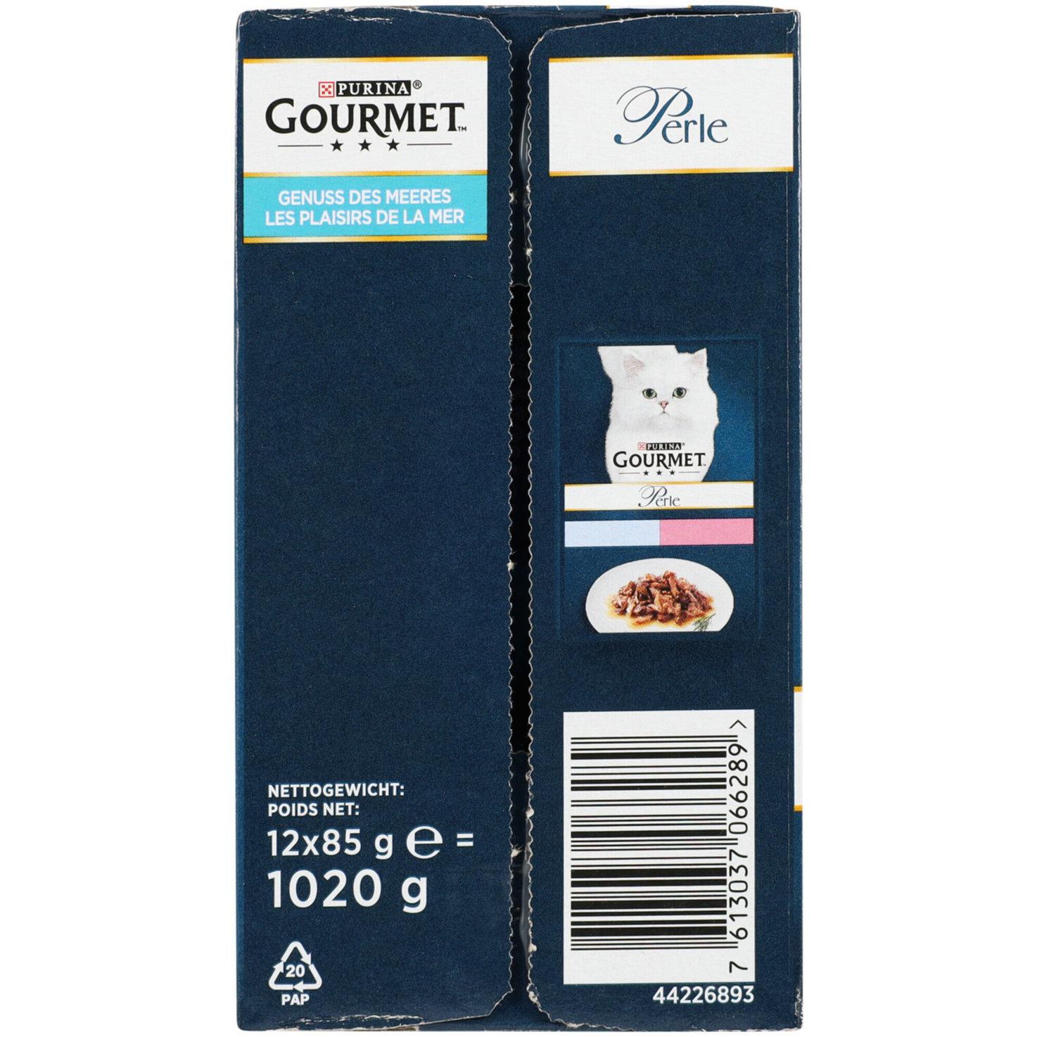 Gourmet Perle Genuss des Meeres Fisch 12x85g