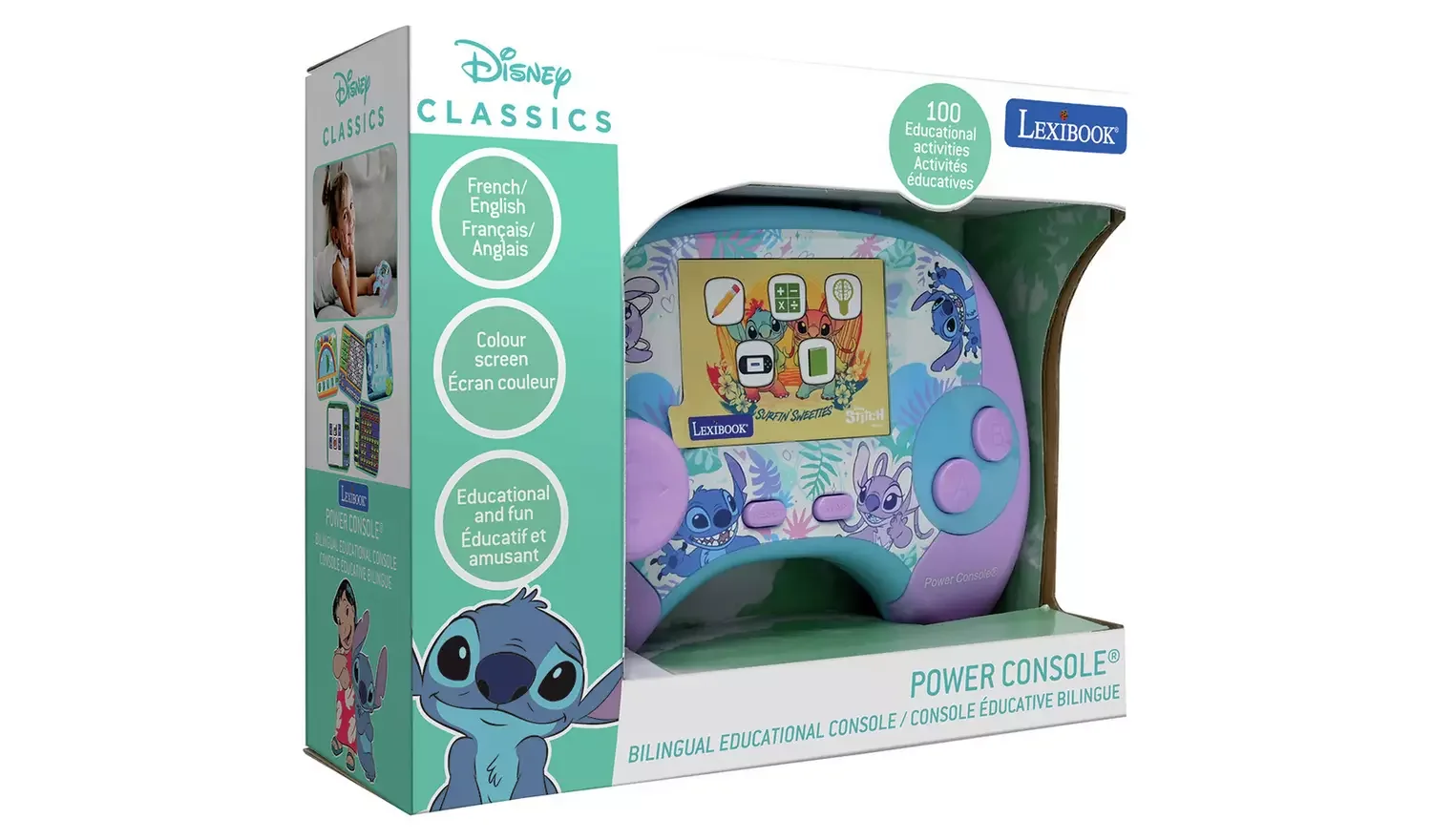 Lexibook - Power Console® Stitch - håndholdt talekonsol