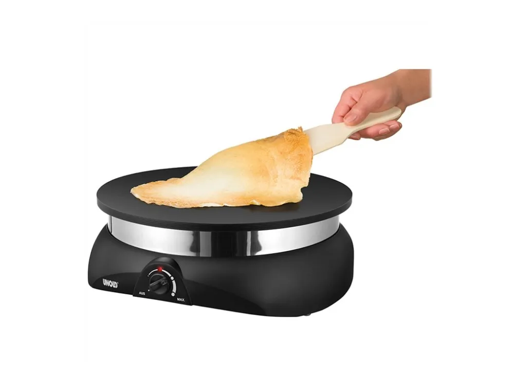 UNOLD Crêpesmaker Profi - Pandekagepande - 1,3 kW - sort