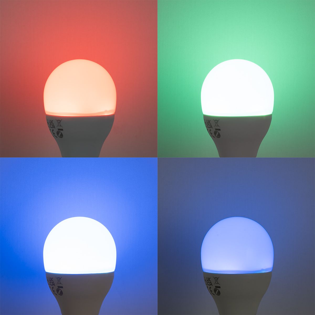 Set van 5 Smart E14 dimbare LED lampen G45 opaal 4.9W 470 lm 2700-6500K