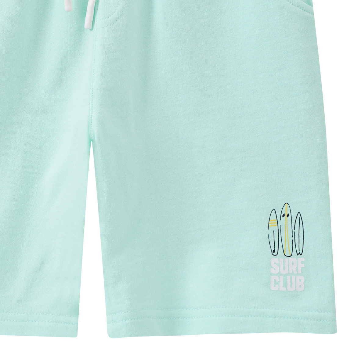 Yigga Jungen Joggingshorts mit Tunnelzug helltürkis