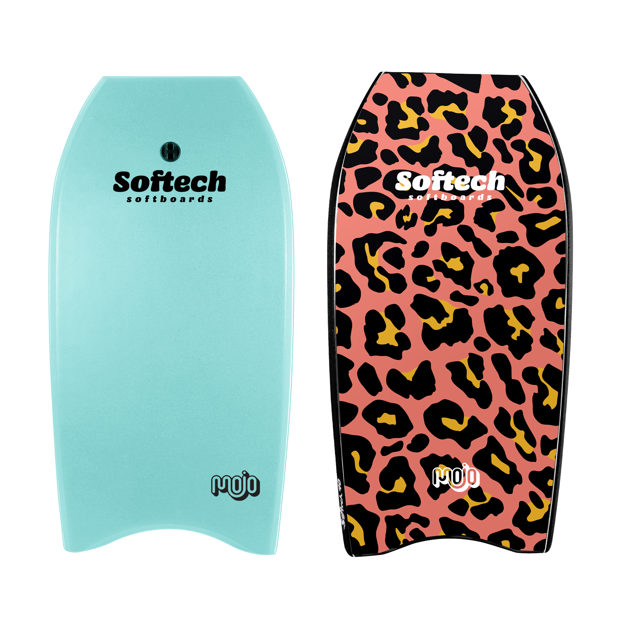 Softech Bodyboard Mojo - 2024 Mango Leopard