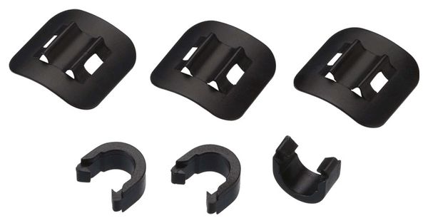 Clip Durite   Adhésif Protection pour Câbles BBB Hydroguide Noir (3pcs)