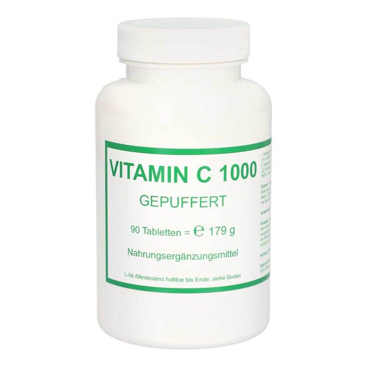 Vitamin C 1000 gepuffert Tabletten, 90 St