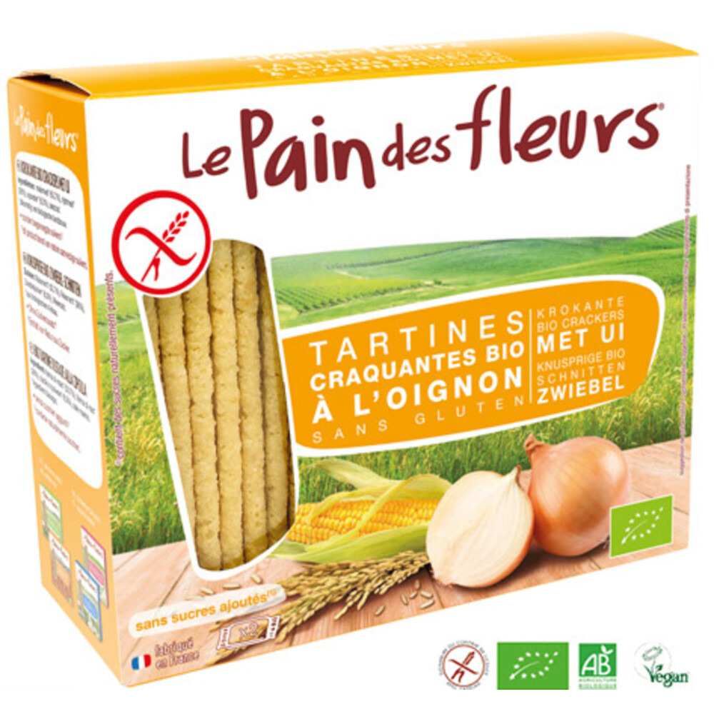 Pain fleur Crackers met Ui 150 gr