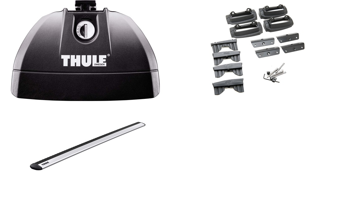 Tagbøjler, Thule WingBar EVO Grå